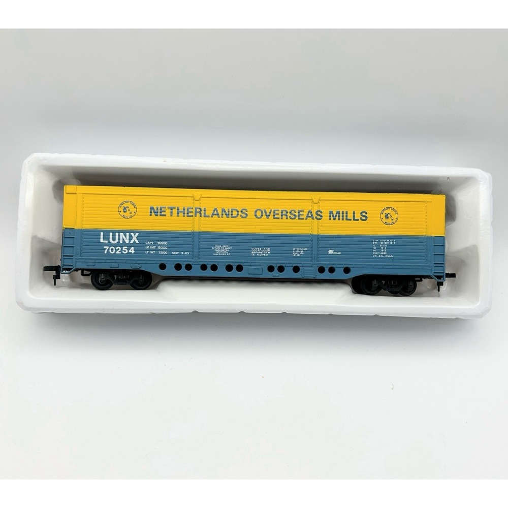 Bachmann #70254 Ho Scale Netherlands Overseas Mills Box Car Good Cond w/ Box